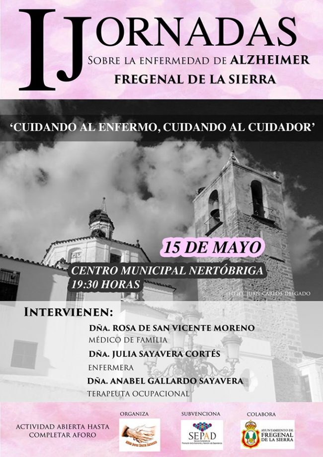 I Jornadas sobre alzheimer fregenal de la sierra