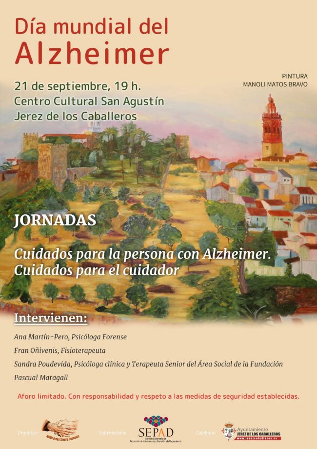 cartel Día Mundial del Alzheimer Jerez de los Caballeros